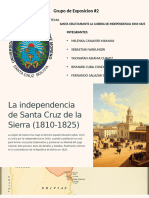 Santa Cruz Durante La Guerra de Independencia en 1810-1825 Final