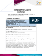 Guía de actividades y rúbrica de evaluación - Unidad 2 - Momento 4 - Interpretación del concepto