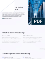 Batch Processing Using ISeries Mainframe