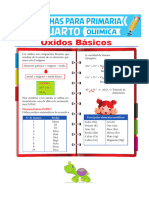 Óxidos Básicos Para Cuarto de Primaria