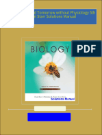 Biology Today and Tomorrow without Physiology 5th Edition Starr Solutions Manual all chapter instant download