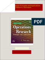 [FREE PDF sample] Operations Research Principles and Applications 3rd Edition G. Srinivasan ebooks