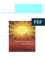 Download Full Electrical Properties of Materials 10th Edition Solymar PDF All Chapters