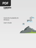 Availability Windows Users Guide
