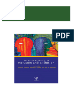 PDF Social Psychology of Inclusion and Exclusion download