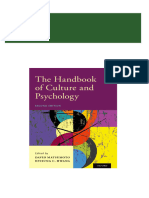 Handbook of Culture and Psychology 2nd Edition by David Matsumoto The download pdf