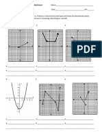 Increasing Decreasing Worksheet MH