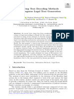 Exploring Text Decoding Methodsfor Portuguese Legal Text Generation, Kenzo Miranda Sakiyama