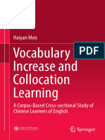 Vocabulary Increase and Collocation