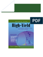 Instant Access to High YieldTM Biostatistics Epidemiology &amp; Public Health 4th FOURTH EDITION Anthony N. Glaser MD PhD ebook Full Chapters