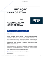 2. Comunicação Corporativa