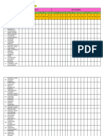 REGISTRO DE ASISTENCIA DE 5 AÑOS