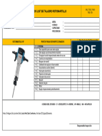 CHECK LIST 003 - ROTOMARTILLO