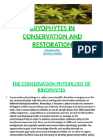 BRYOPHYTES IN CONSERVATION AND RESTORATION ppt