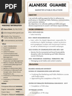 Alanisse English Cv Canva