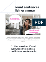 Conditional Sentences in English Grammar