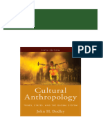 Cultural Anthropology Bodley John H All Chapters Instant Download