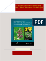 Complete Download Recent Advances in Plant Based Traditional and Natural Medicines 1st Edition Subramayam Vemulpad PDF All Chapters