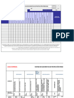 MATRIZ Y CONTROL DE ENTREGA DE EPP