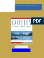 Download full Calculus 10th Edition Anton Solutions Manual all chapters