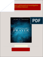 Petitionary prayer a philosophical investigation 1st Edition Davison 2024 Scribd Download