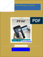 Full download PFIN5 5th Edition Billingsley Test Bank pdf docx