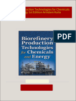 Full download Biorefinery Production Technologies for Chemicals and Energy 1st Edition Arindam Kuila pdf docx