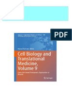 Instant Download Cell Biology and Translational Medicine Volume 9 Stem Cell Based Therapeutic Approaches in Disease 1st Edition Kursad Turksen PDF All Chapters