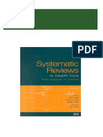 PDF Systematic Reviews in Health Care Meta Analysis in Context 2nd Edition download