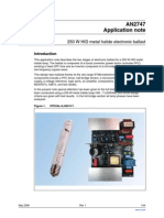 AN2747 20W HID Metal Halid Electronic Ballast