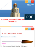 Et Zc 424 Plant Layout and Design Session 16 Mr