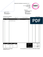 Sales Invoice - paper stone