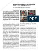 Combining Learning-based Locomotion Policy with Model-based Manipulation for Legged Mobile Manipulators