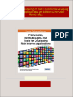 Frameworks Methodologies and Tools for Developing Rich Internet Applications 1st Edition Giner Alor-Hernández 2024 scribd download