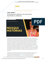 O Pioneirismo haitiano nas lutas pela liberdade no Atlântico