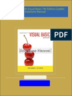 Access Starting Out With Visual Basic 7th Edition Gaddis Solutions Manual All Chapters Immediate PDF Download