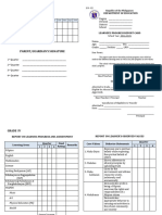 SF 9 - ES ((Learner's Progress Report Card)