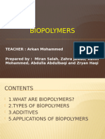 Biopolymers New