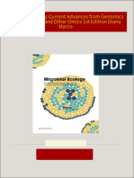 Download ebooks file Microbial Ecology Current Advances from Genomics Metagenomics and Other Omics 1st Edition Diana Marco all chapters