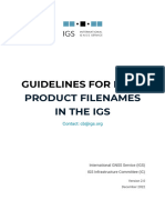 Guidelines for Long Product Filenames in the IGS v2.0