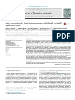 A user-centered model for designing consumer mobile health (mHealth) applications (apps)