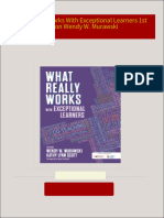 Complete Download What Really Works With Exceptional Learners 1st Edition Wendy W. Murawski PDF All Chapters