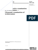 BS en 1714-98 - Ultrasonic Examination of Weld Joint