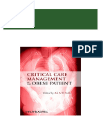 Download Full Critical Care Management of the Obese Patient PDF All Chapters