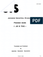 JIS B 7510 NIVELES DE PRECISION