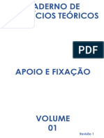 CADERNO DE EXERCÍCIOS TEÓRICOS DE APOIO E FIXAÇÃO  VOLUME 1