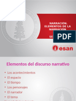 Semana 10. Elementos de la narración