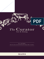 The Curator Main Menu