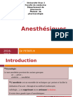 Cours Anesthésiques Med 2017