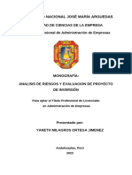 Analisis de Riesgos y Evaluacion de Proyectos de Inversion 2